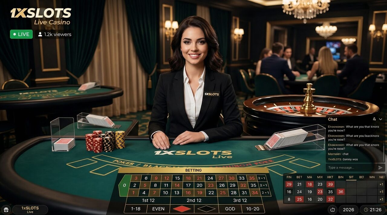 Live Roulette — живая рулетка в 1xSlots